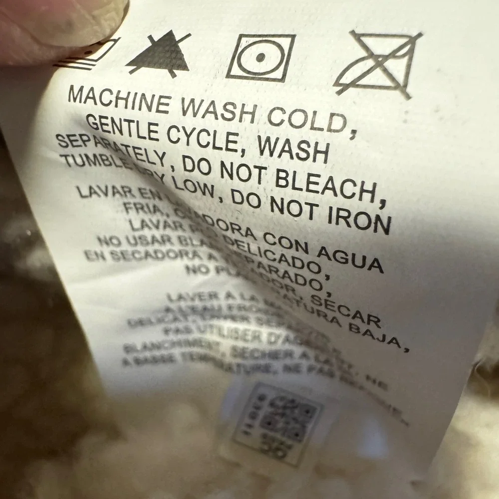 New Wrangler Men's Southwestern Sherpa Lined Zip Vest XXL Brown Cowboy Landman - Picture 10 of 12